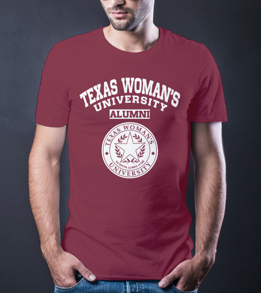 Texas Woman's University Alumni Scientia Lumen Vitae T-Shirt