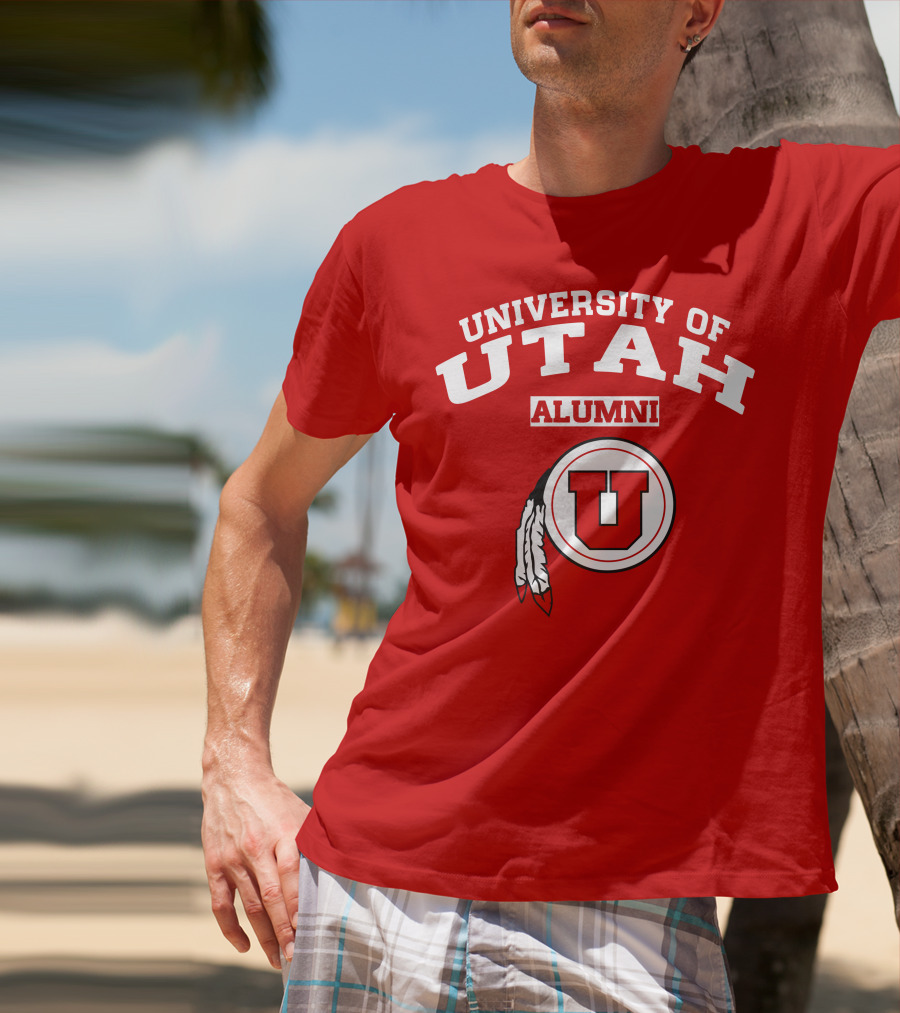 University Of Utah Alumni U Logo With Feathers T-Shirt