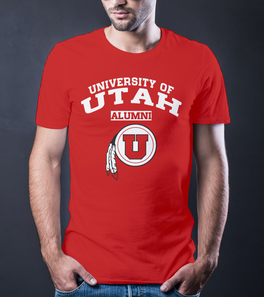 University Of Utah Alumni U Logo With Feathers T-Shirt