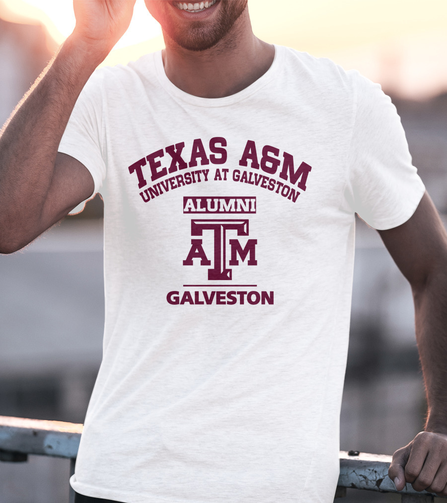 Texas A&M University At Galveston Alumni Aggies Logo Galveston T-Shirt