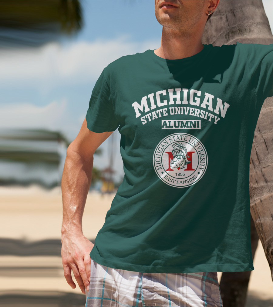 Michigan State University Alumni East Lansing 1855 T-Shirt