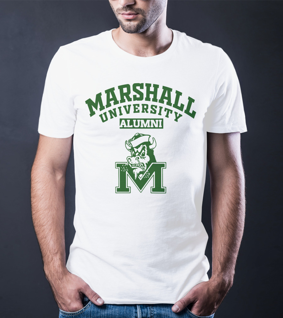 Marshall University Alumni Buffalo Logo M T-Shirt