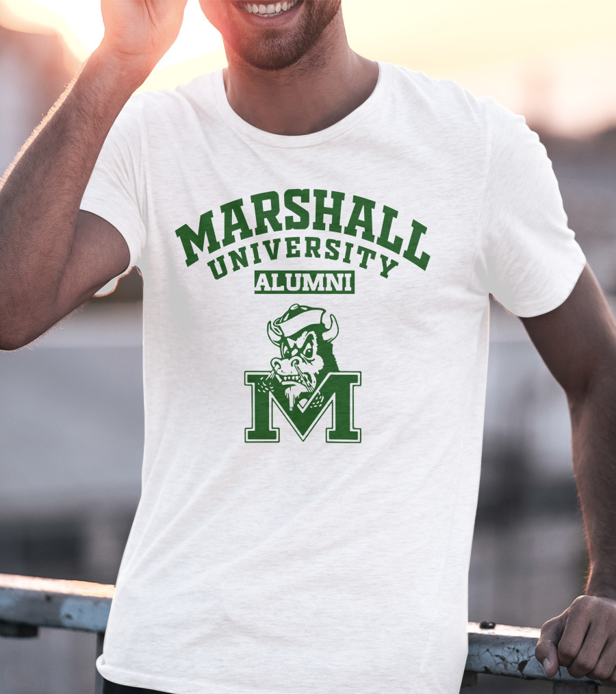 Marshall University Alumni Buffalo Logo M T-Shirt