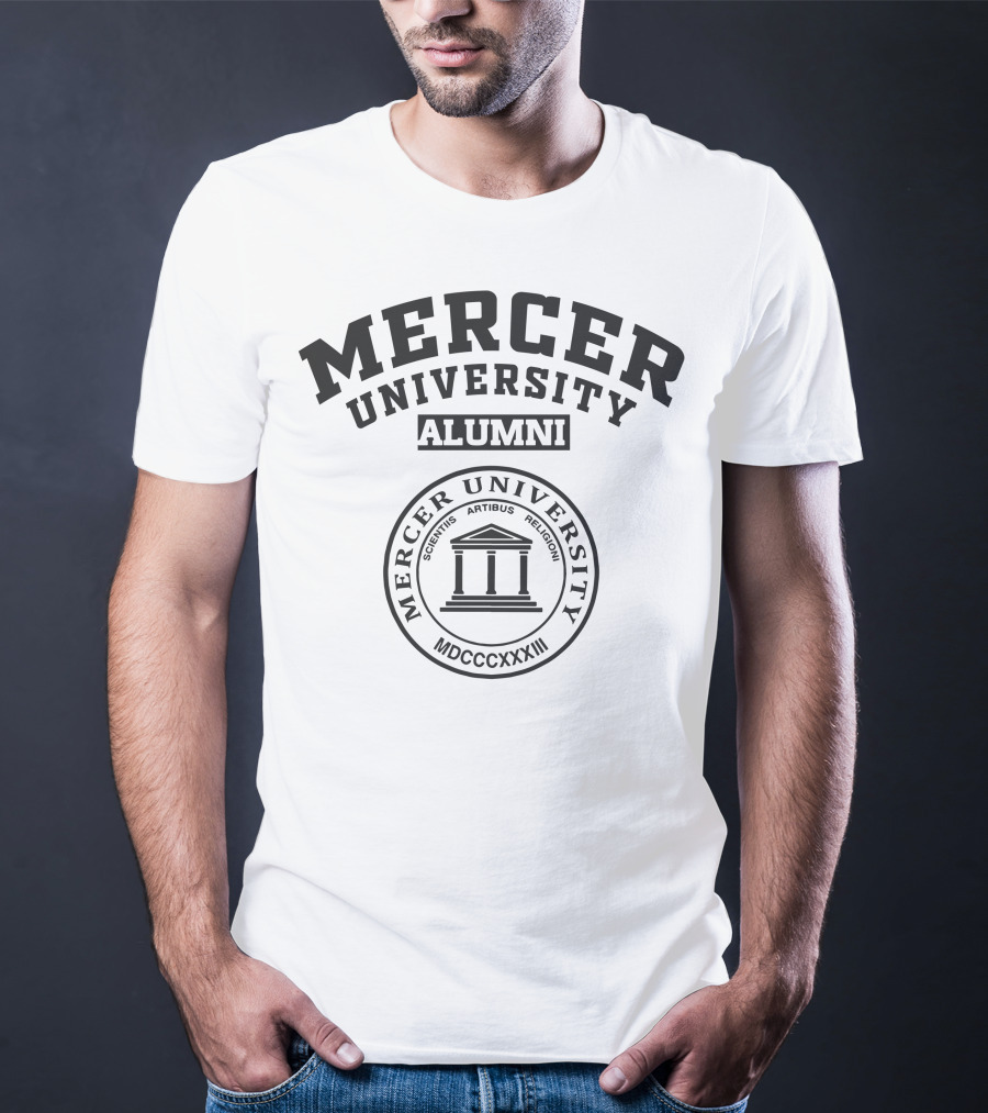 MERCER UNIVERSITY ALUMNI Seal MDCCCXXXIII Scientiis Artibus Religioni T-Shirt