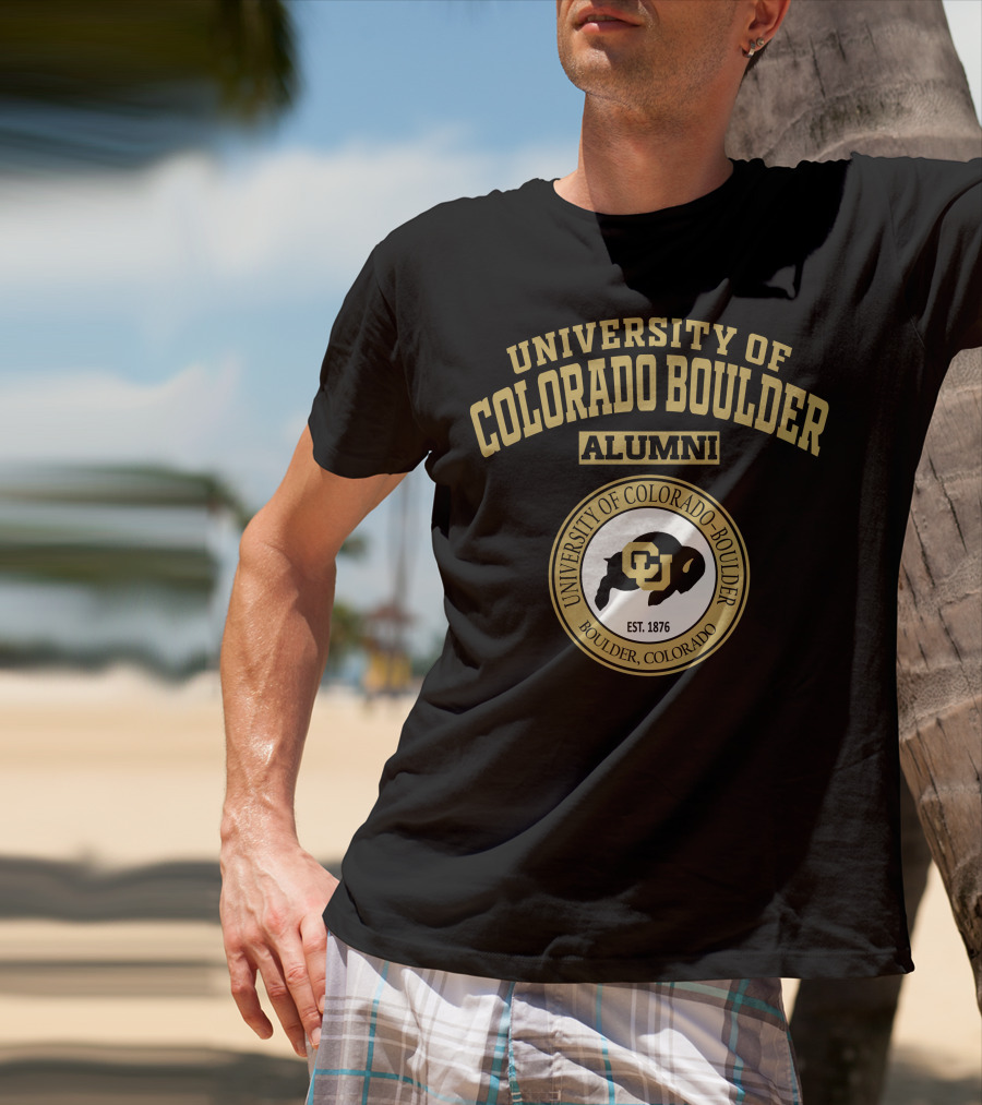 University Of Colorado Boulder Alumni University Of Colorado-Boulder Boulder, Colorado Est. 1876 T-Shirt
