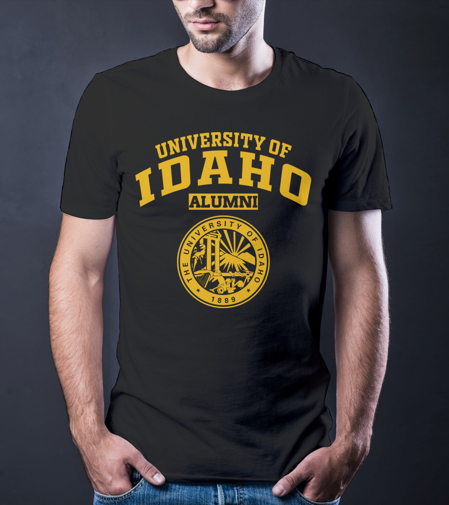 University Of Idaho Alumni 1889 Logo Seal T-Shirt