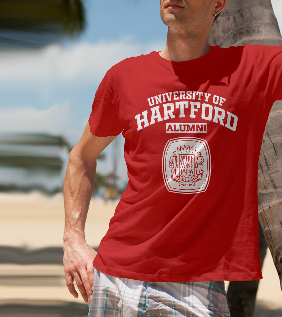 University Of Hartford Alumni AP Humanitatem Crest T-Shirt