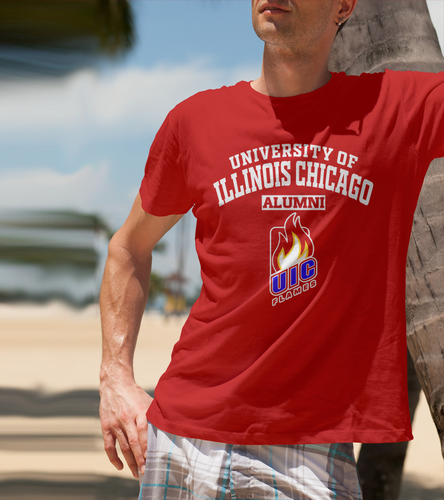 University Of Illinois Chicago UIC Flames Alumni T-Shirt