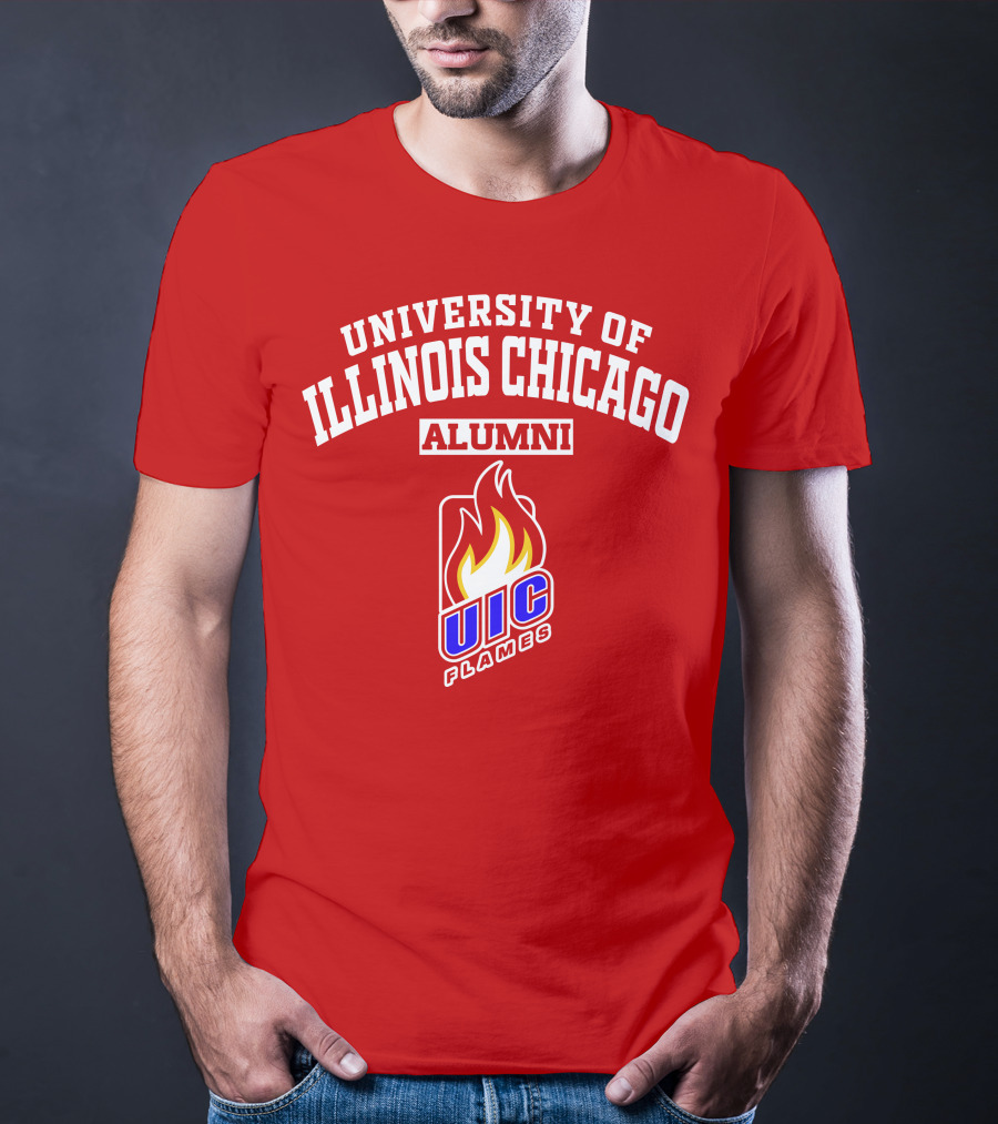 University Of Illinois Chicago UIC Flames Alumni T-Shirt