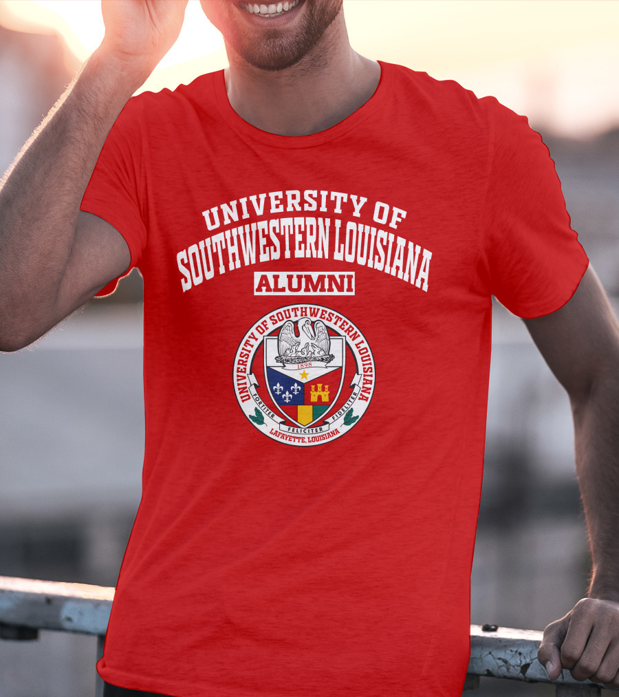 University Of Southwestern Louisiana Alumni Lafayette Louisiana Seal T-Shirt