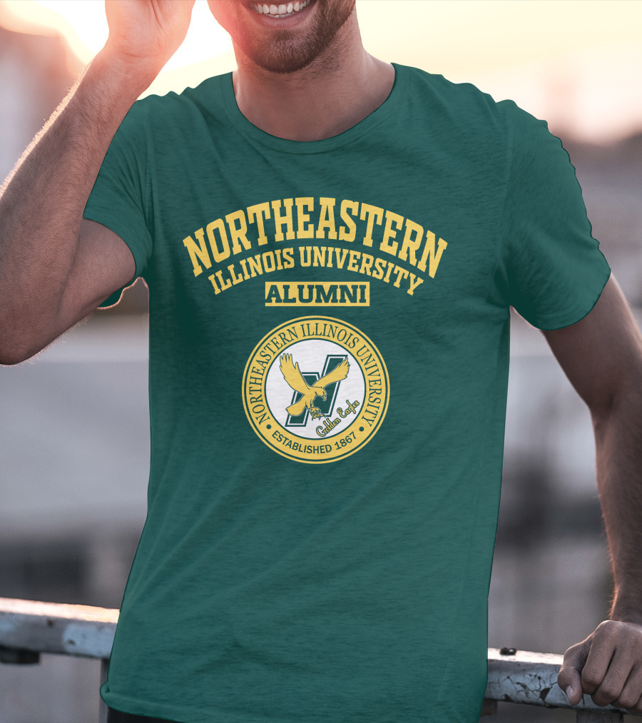 Northeastern Illinois University Alumni Golden Eagles Established 1867 T-Shirt
