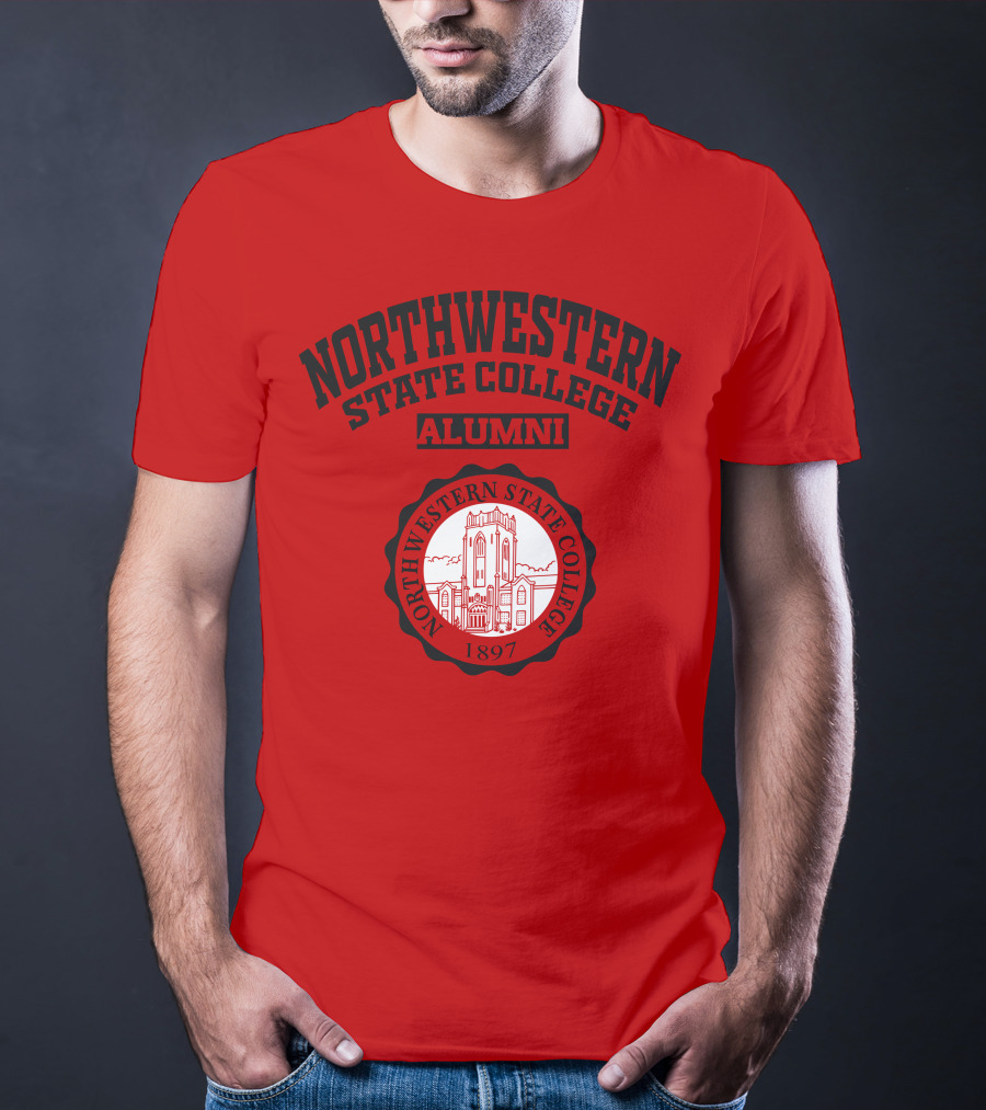 Northwestern State College Alumni 1897 Emblem T-Shirt