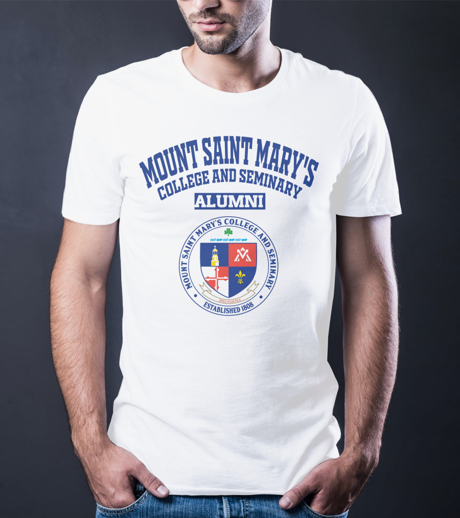 Mount Saint Mary's College And Seminary Alumni Established 1808 Seal T-Shirt