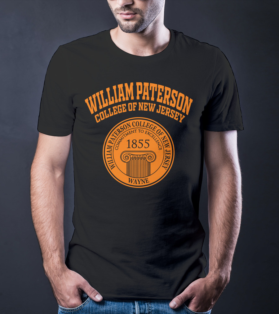 William Paterson College Of New Jersey 1855 Wayne Commitment To Excellence T-Shirt