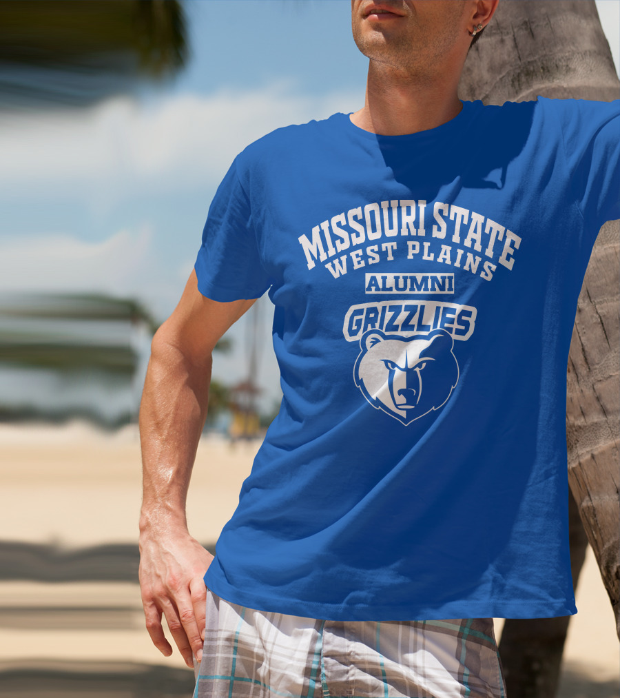 Missouri State West Plains Alumni Grizzlies Bear T-Shirt