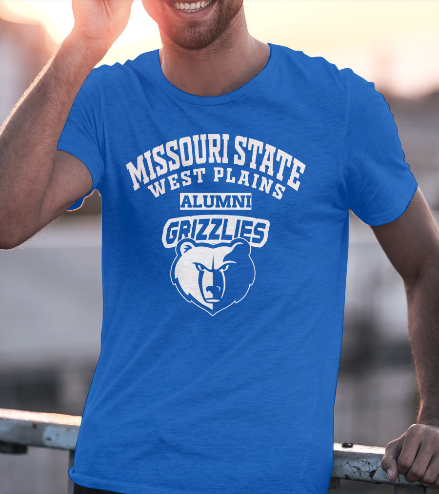 Missouri State West Plains Alumni Grizzlies Bear T-Shirt