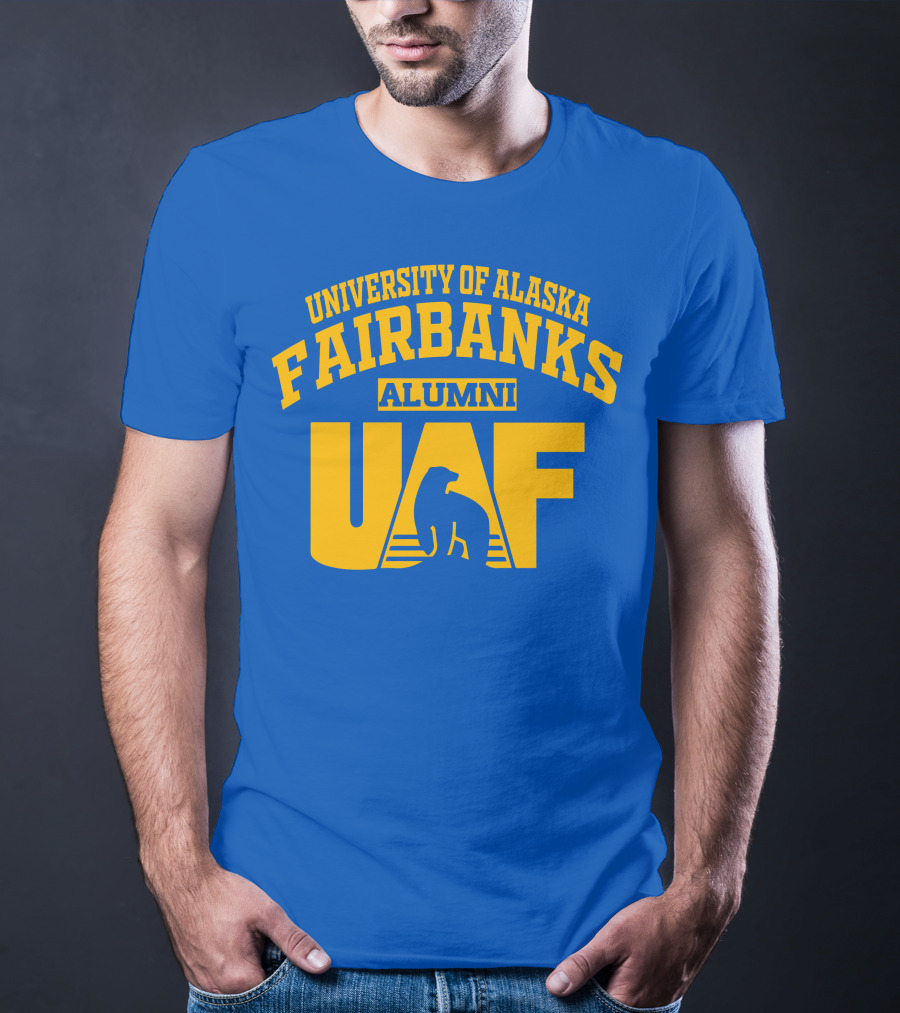 University Of Alaska Fairbanks Alumni UAF Bear T-Shirt
