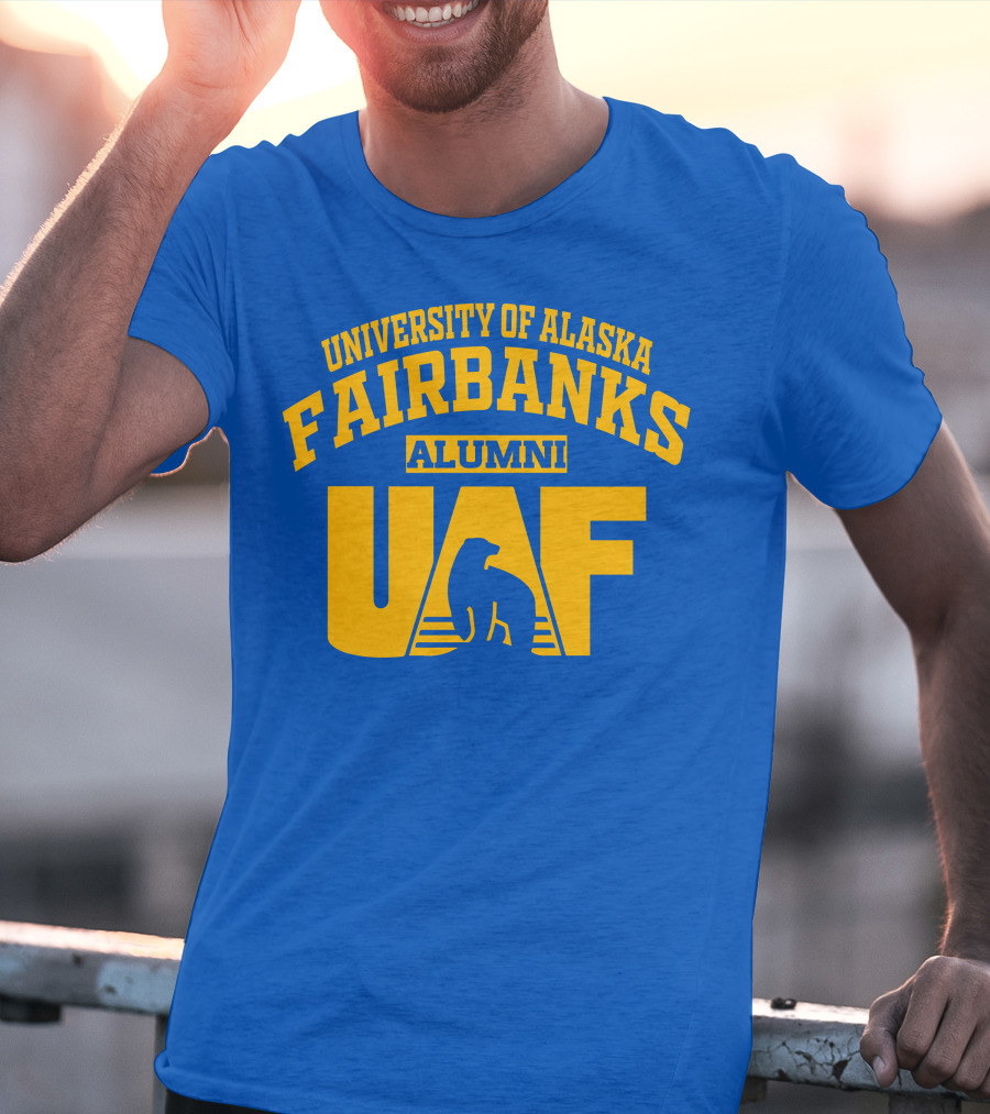 University Of Alaska Fairbanks Alumni UAF Bear T-Shirt