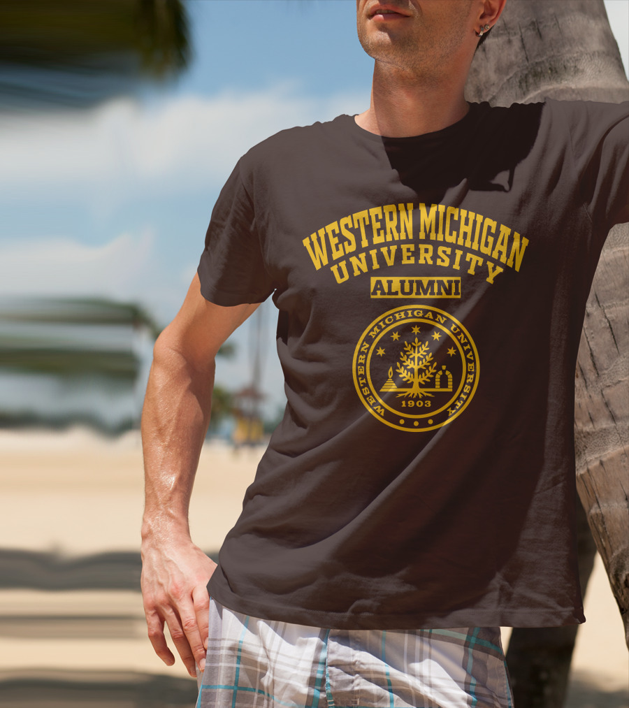 Western Michigan University Alumni 1903 Seal T-Shirt