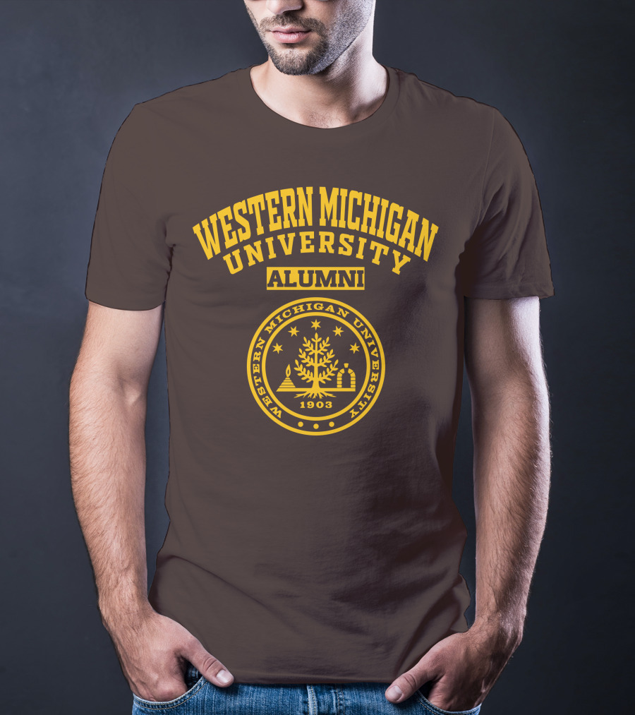 Western Michigan University Alumni 1903 Seal T-Shirt