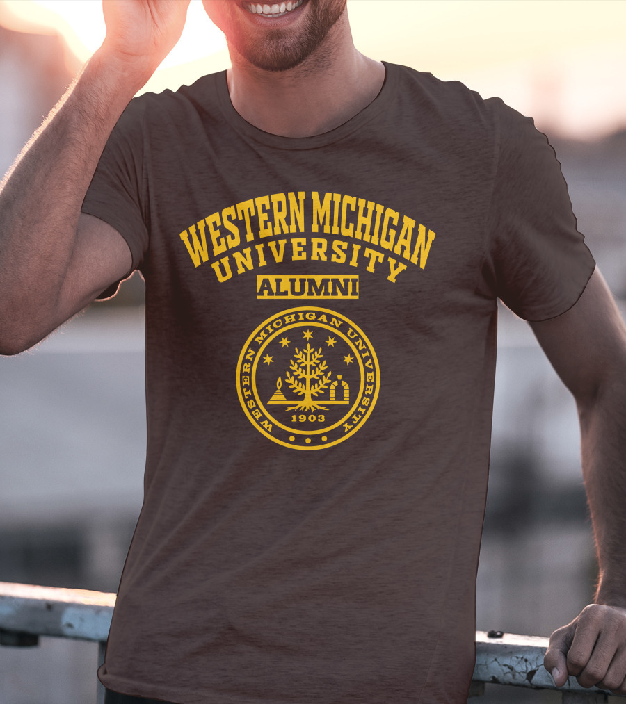 Western Michigan University Alumni 1903 Seal T-Shirt