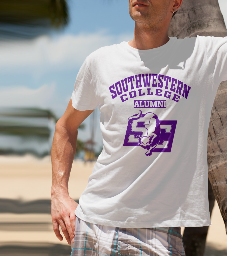 Southwestern College Alumni SC Logo With Cougar T-Shirt