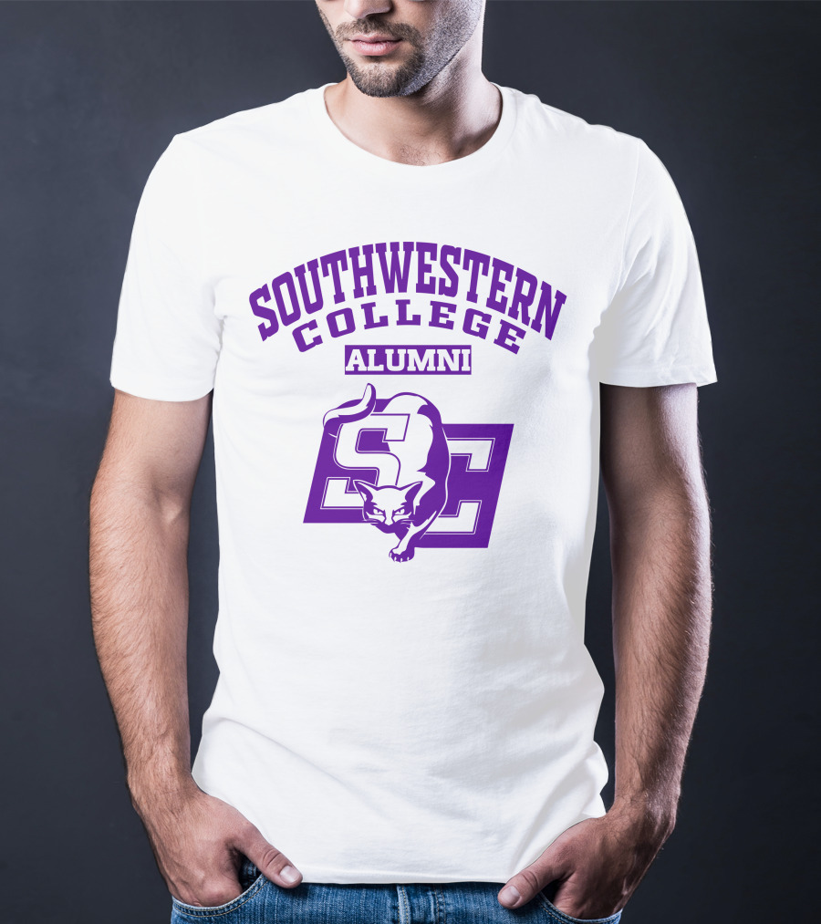 Southwestern College Alumni SC Logo With Cougar T-Shirt