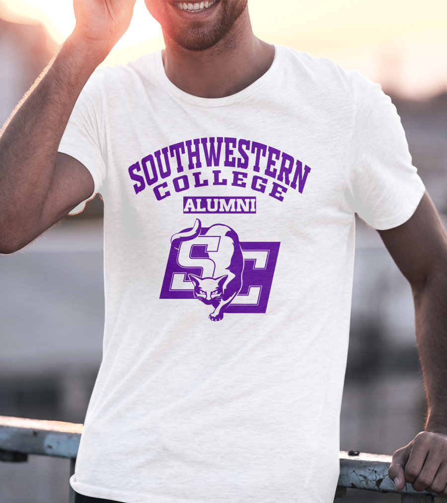 Southwestern College Alumni SC Logo With Cougar T-Shirt