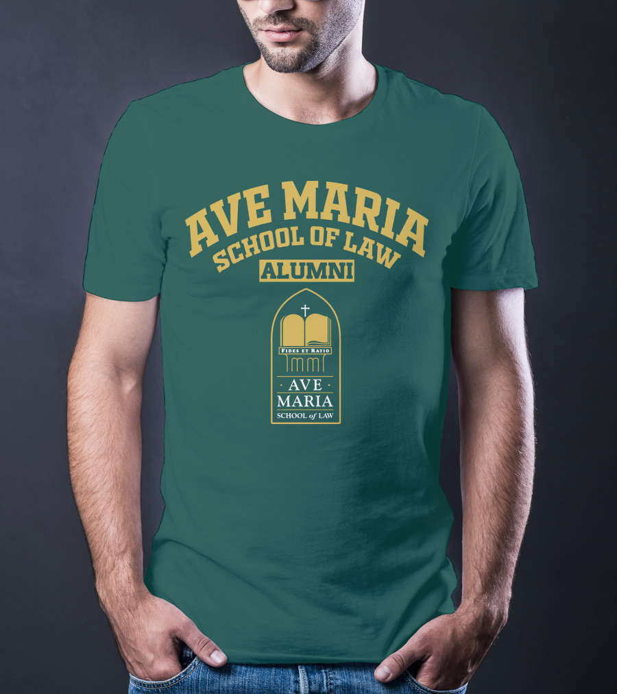 Ave Maria School Of Law Alumni Fides Et Ratio Crest T-Shirt