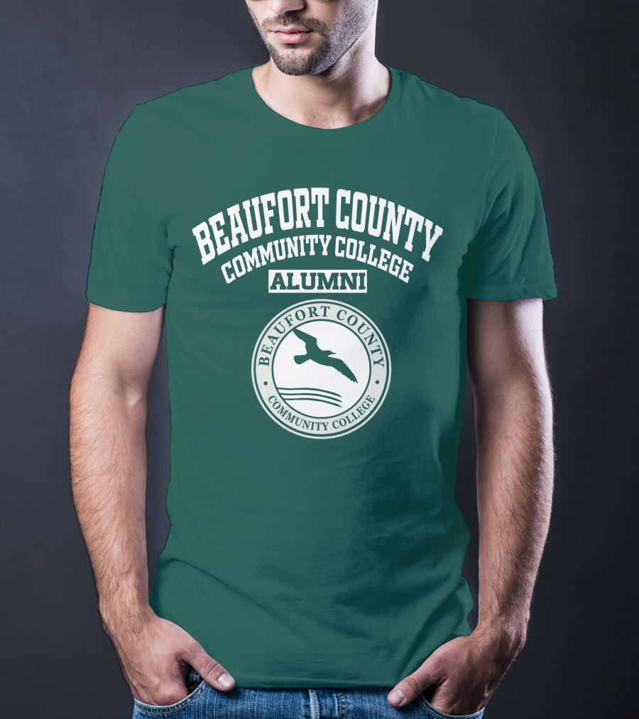 Beaufort County Community College Alumni Seal With Bird And Waves T-Shirt
