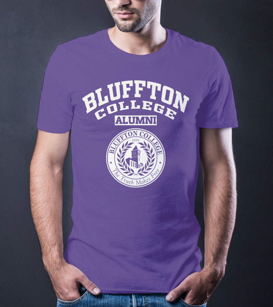 Bluffton College Alumni The Truth Makes Free 1899 Seal T-Shirt