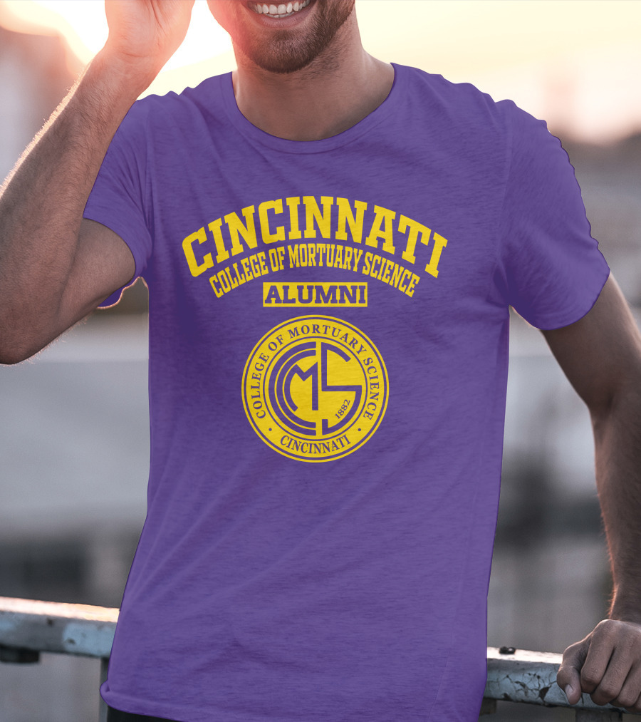 Cincinnati College Of Mortuary Science Alumni Emblem 1882 T-Shirt