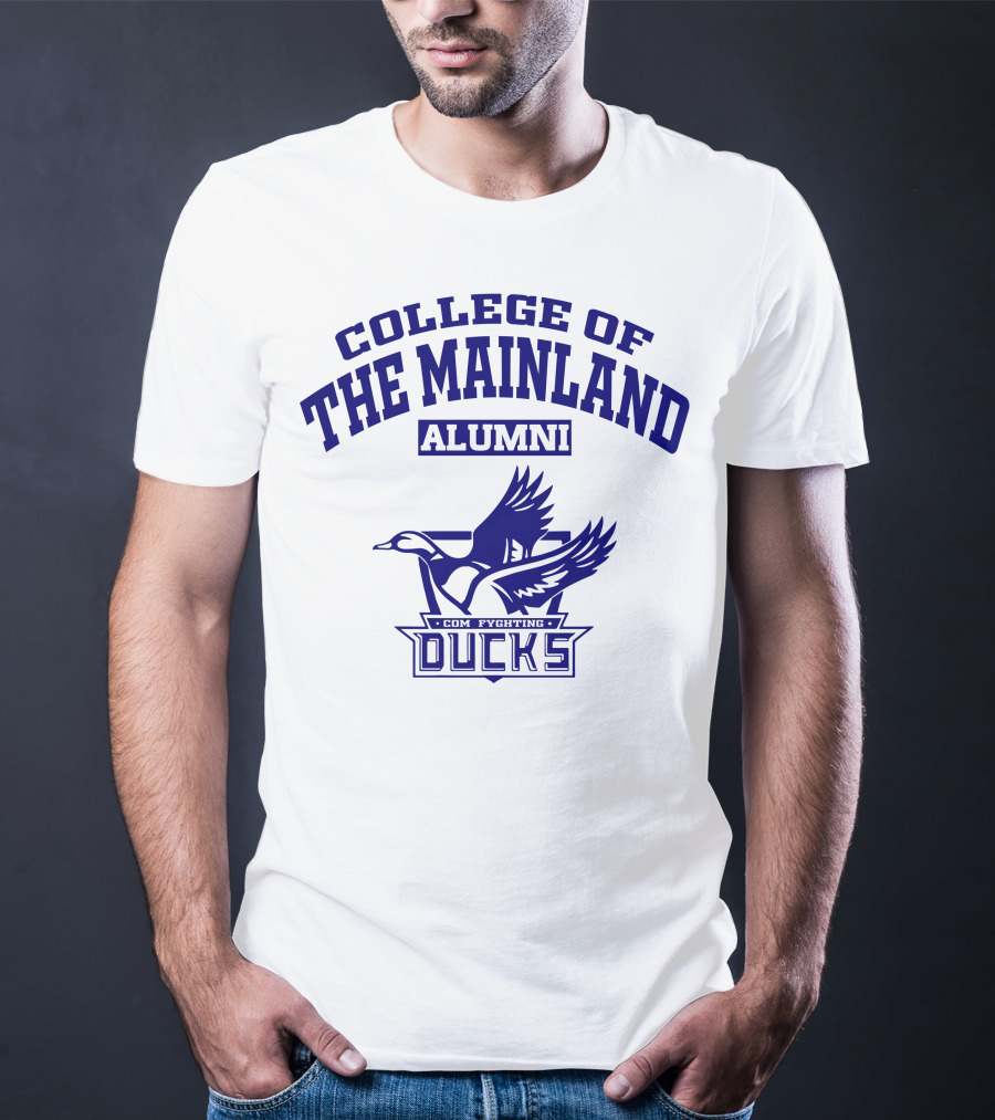 College Of The Mainland Alumni Com Fighting Ducks T-Shirt