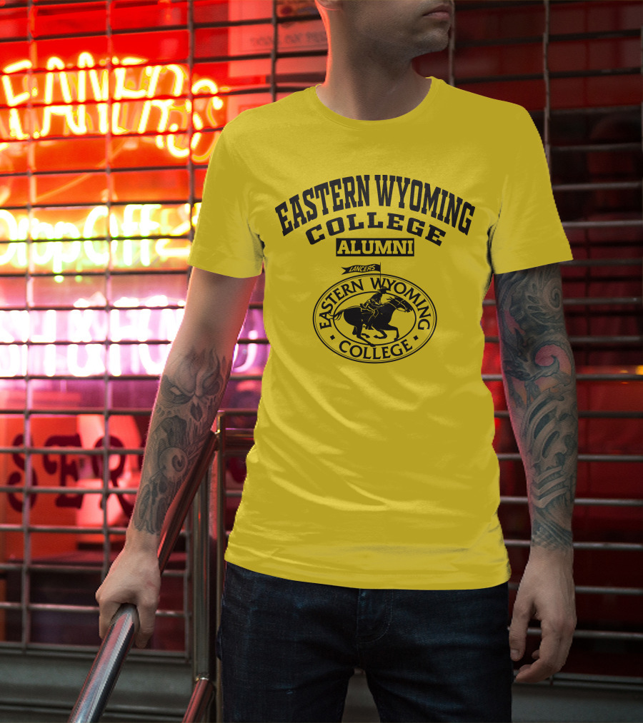 Eastern Wyoming College Alumni Lancers Rider T-Shirt