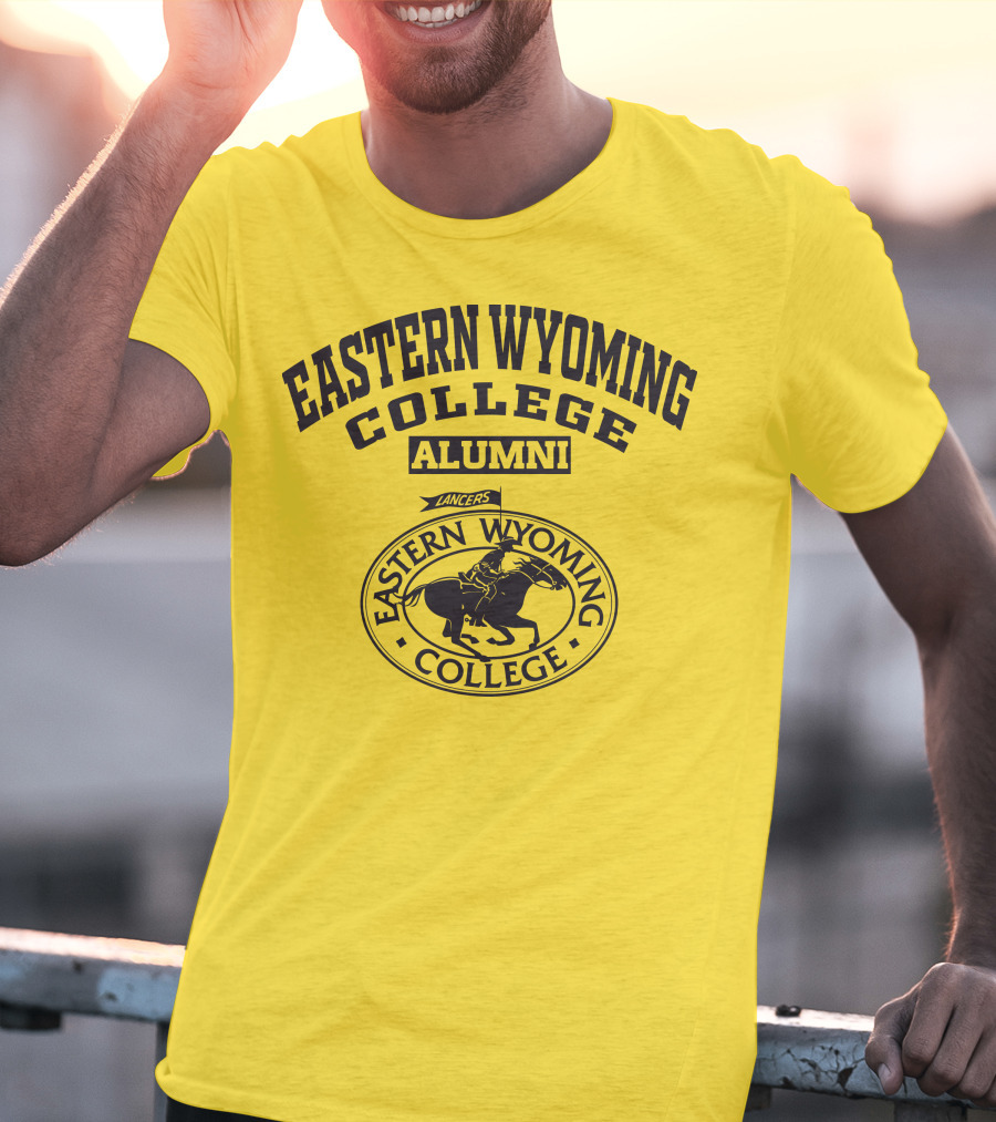 Eastern Wyoming College Alumni Lancers Rider T-Shirt
