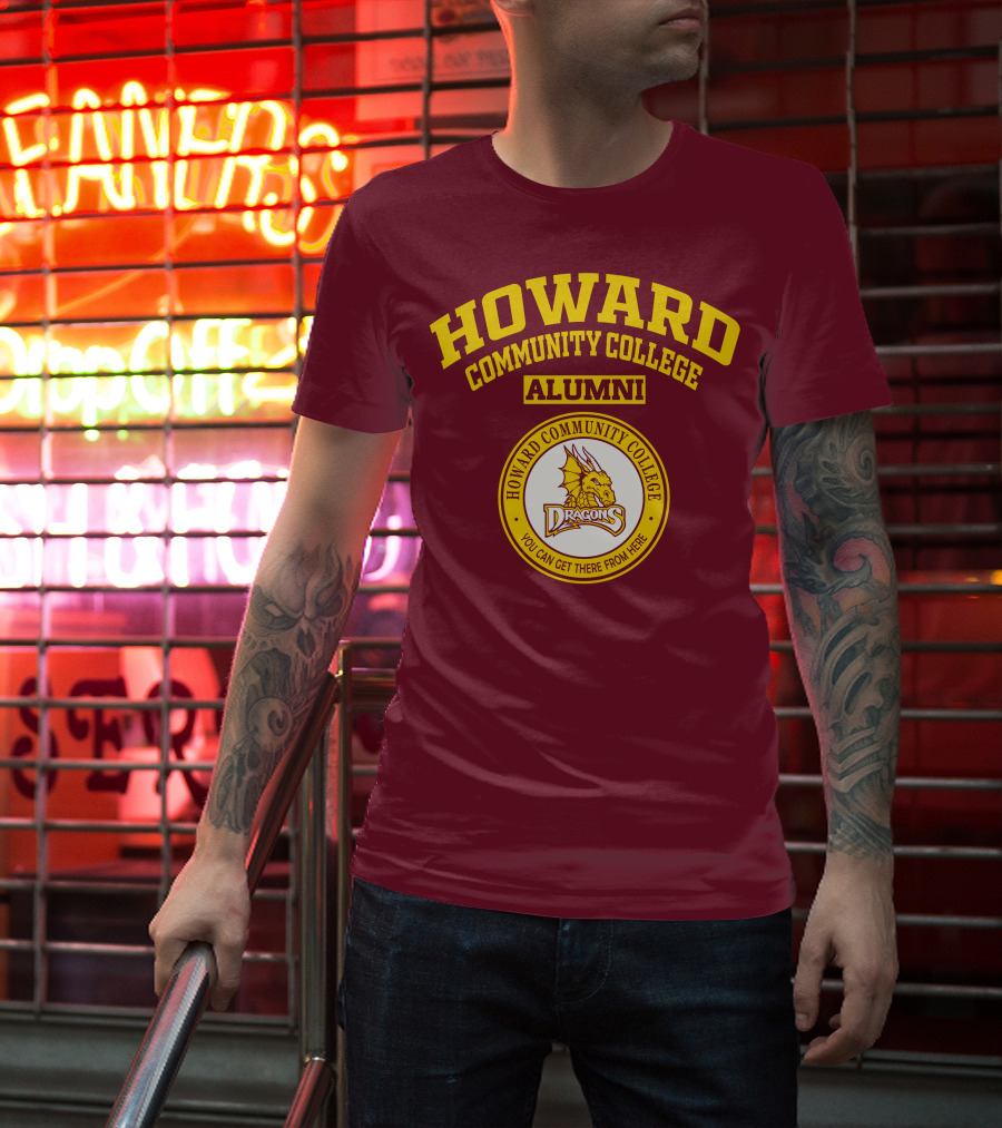 Howard Community College Alumni Dragons You Can Get There From Here T-Shirt