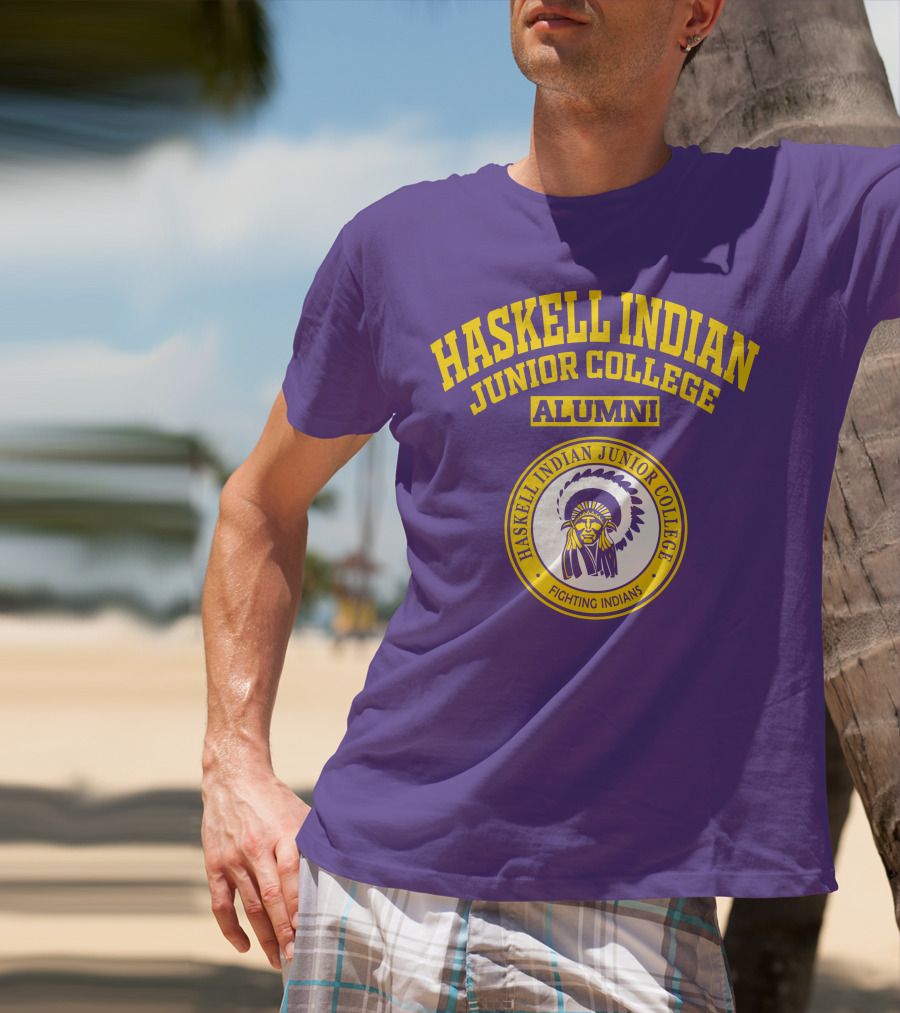 Haskell Indian Junior College Alumni Fighting Indians T-Shirt