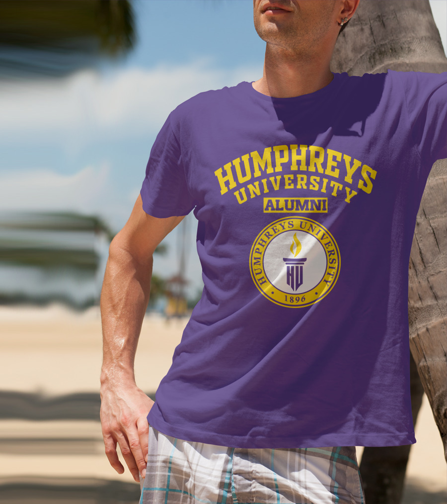 Humphreys University Alumni 1896 Torch Emblem T-Shirt