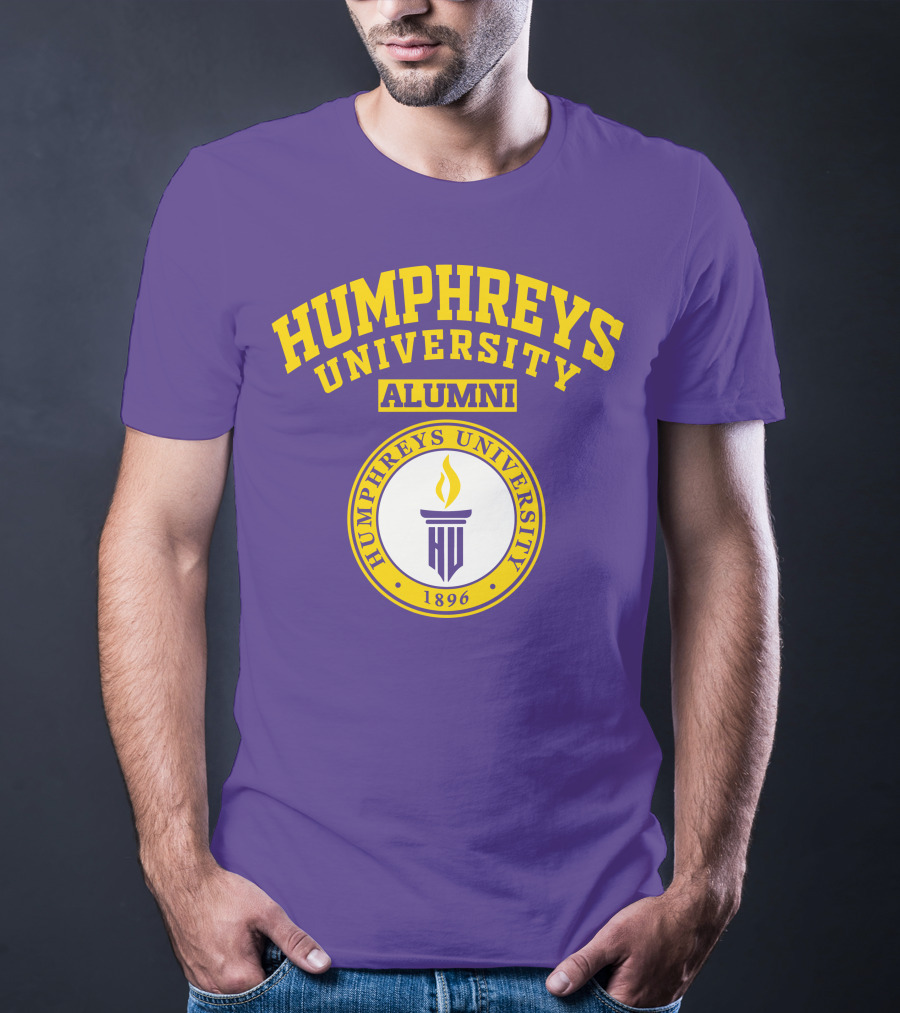 Humphreys University Alumni 1896 Torch Emblem T-Shirt
