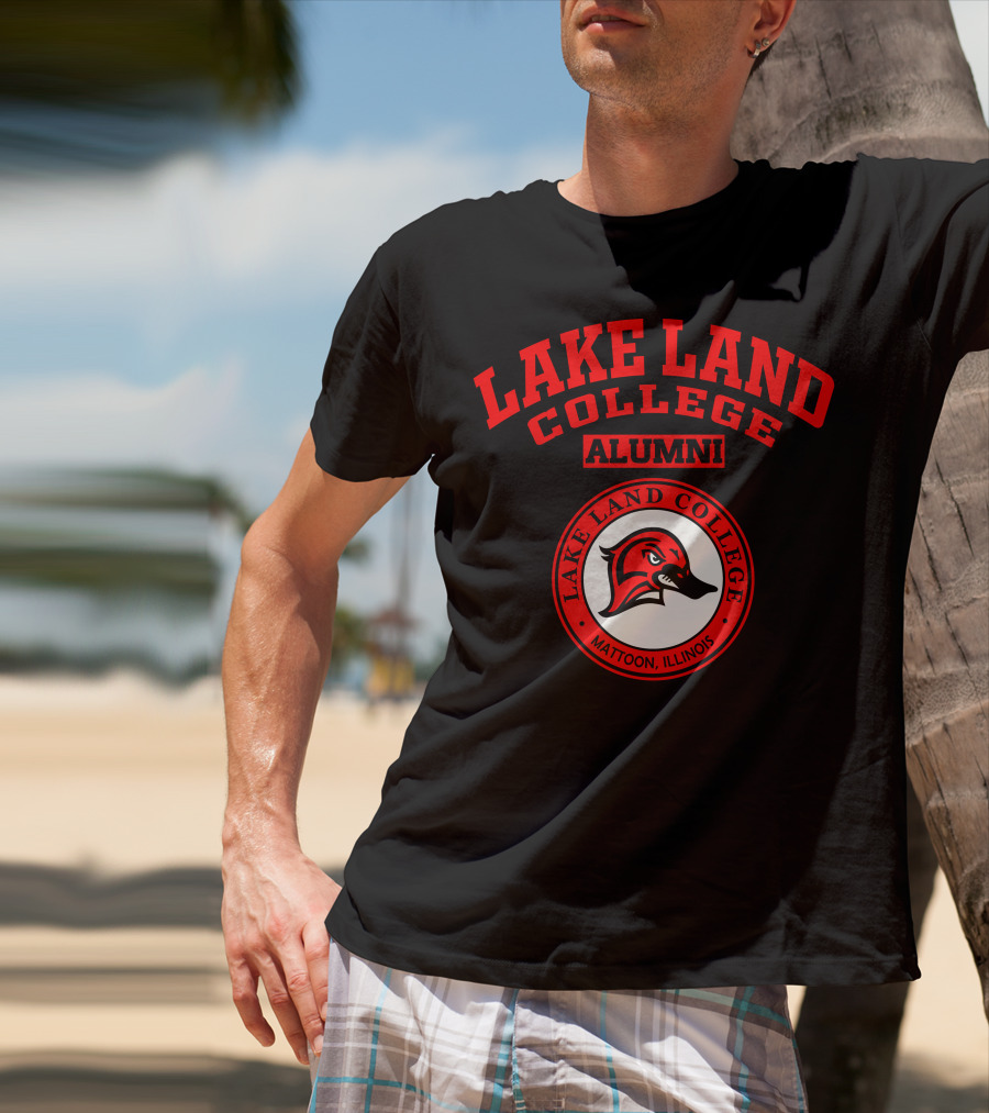 Lake Land College Alumni Mattoon Illinois Red Bird T-Shirt
