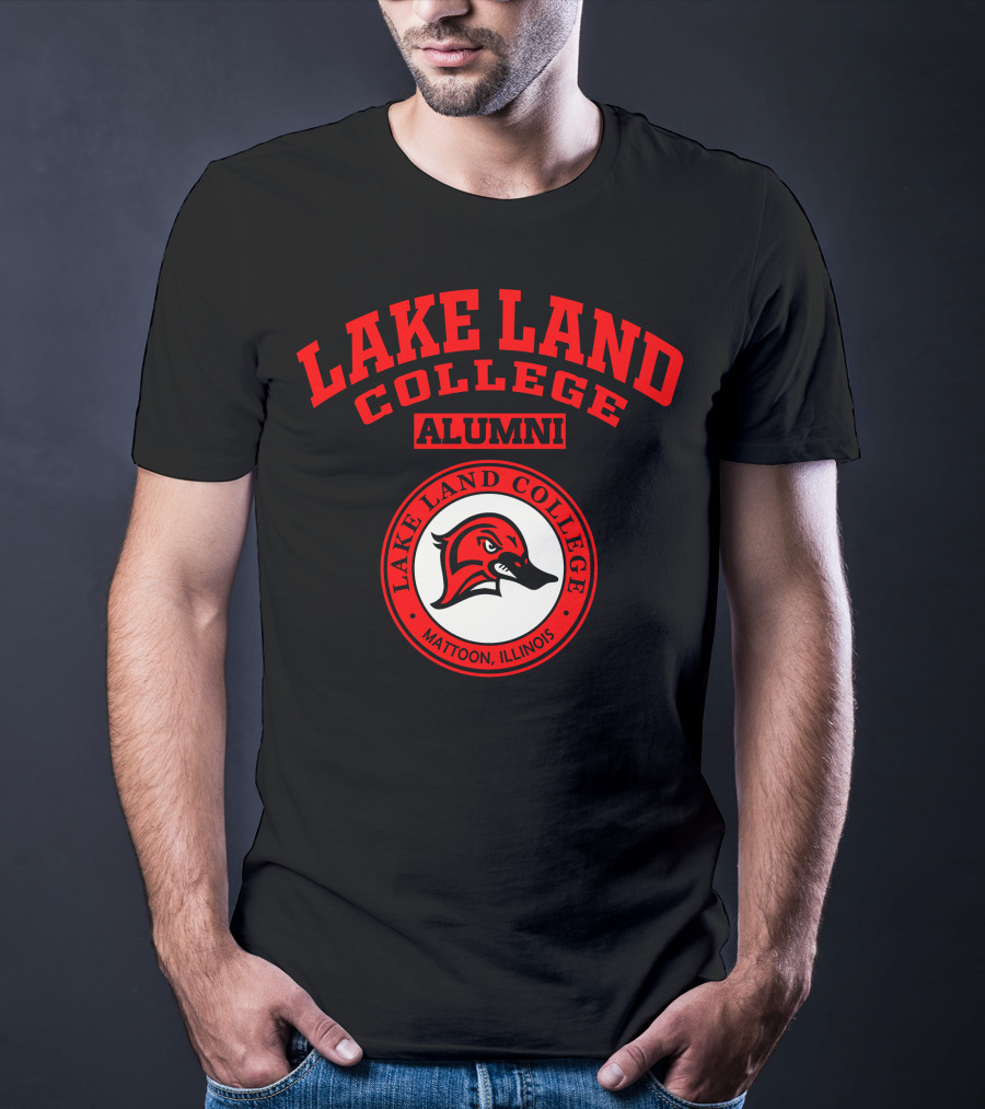 Lake Land College Alumni Mattoon Illinois Red Bird T-Shirt