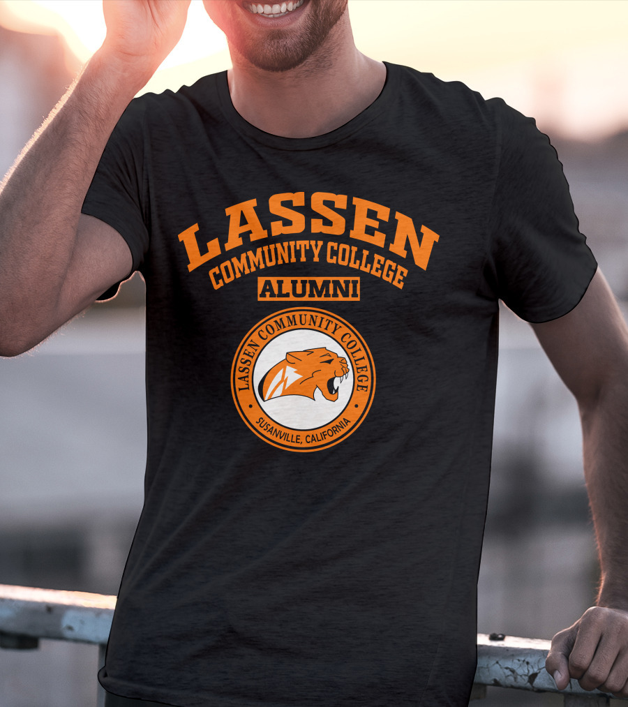 Lassen Community College Alumni Susanville California Tiger T-Shirt