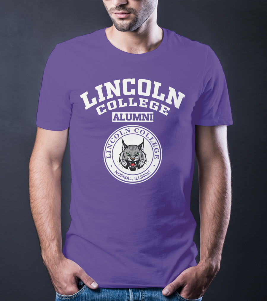 Lincoln College Alumni Normal Illinois Wildcat T-Shirt