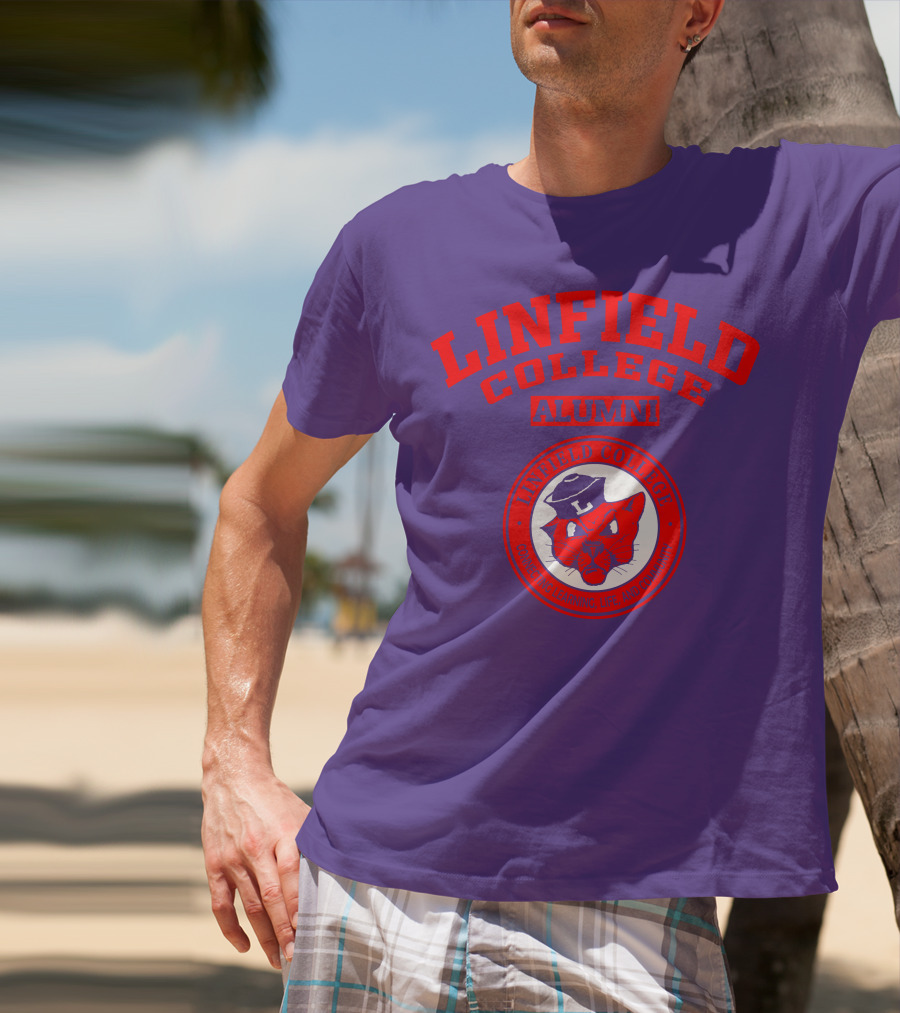 Linfield College Alumni Confido Personal Development Mascot T-Shirt