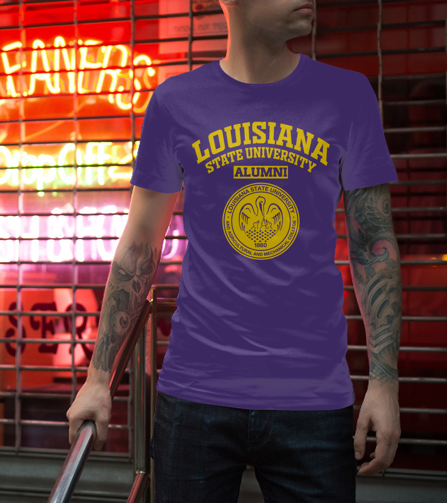 Louisiana State University Alumni Emblem 1860 T-Shirt