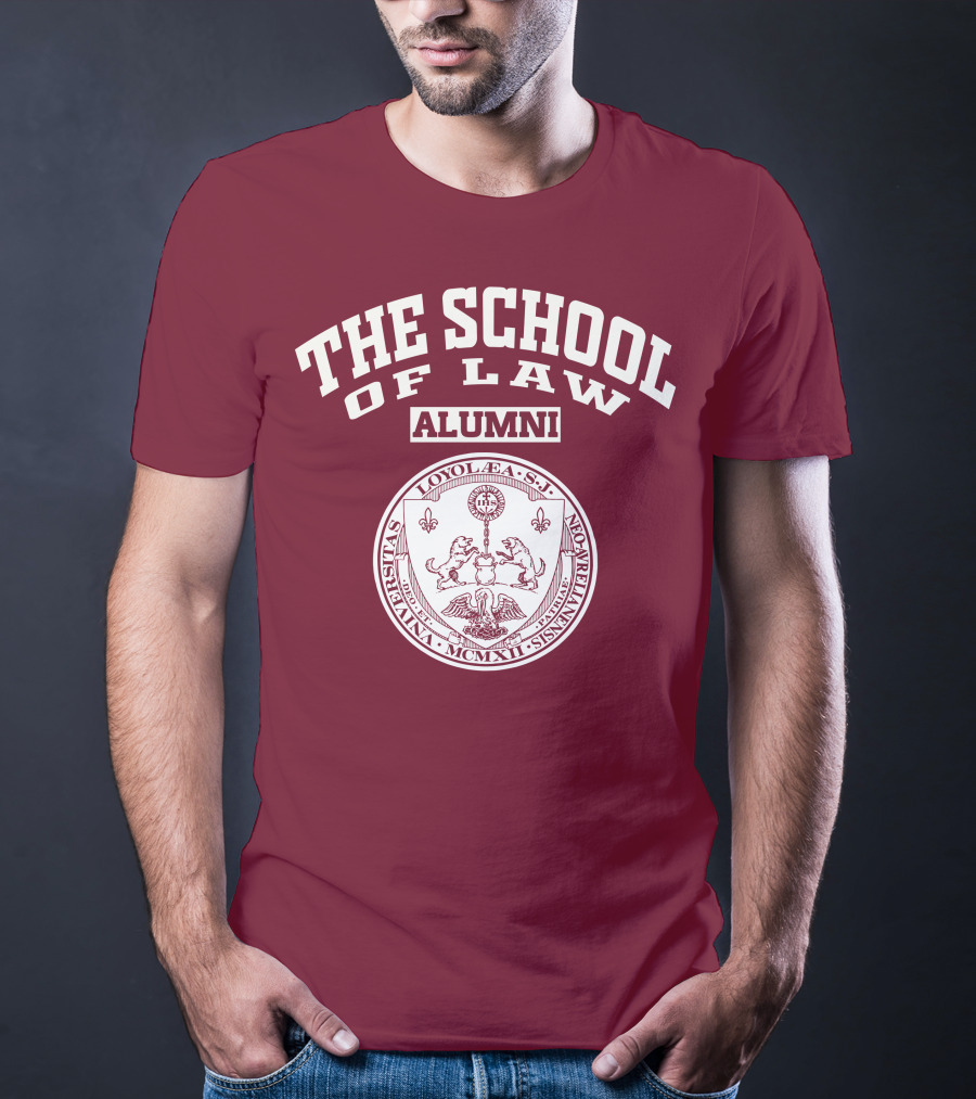 The School Of Law Alumni Loyola Universitas Seal T-Shirt