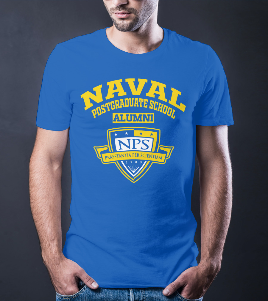 Naval Postgraduate School Alumni Nps Praestantia Per Scientiam 1909 T-Shirt