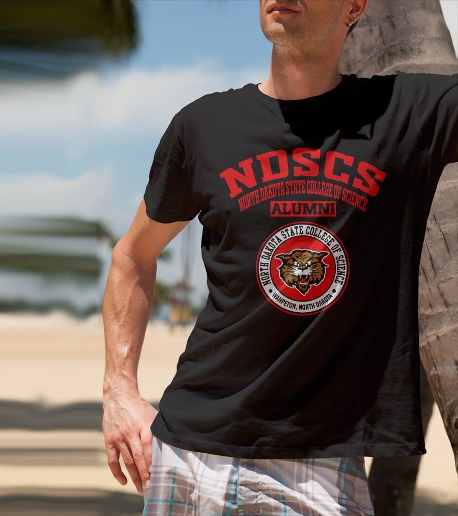 NDSCS North Dakota State College Of Science Alumni Wahpeton Wildcat T-Shirt
