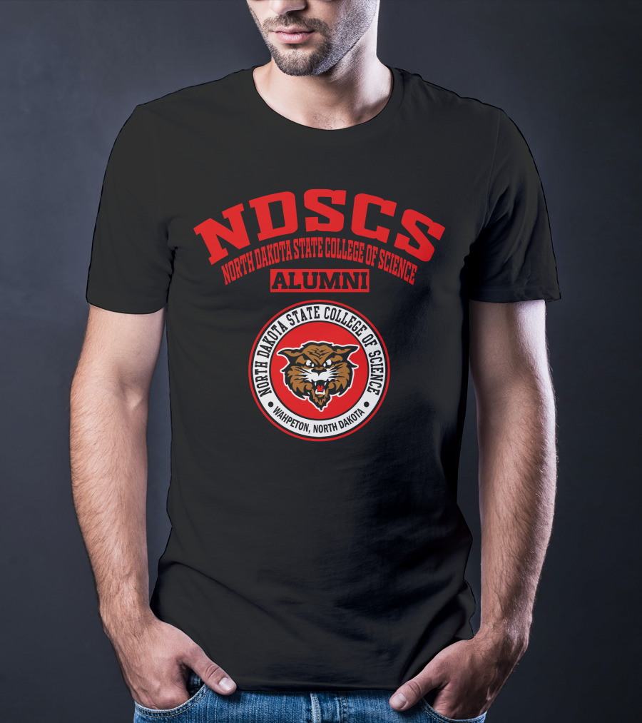 NDSCS North Dakota State College Of Science Alumni Wahpeton Wildcat T-Shirt