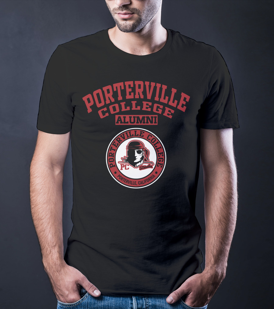 Porterville College Alumni California PC Pirate T-Shirt